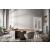 Twins Metal/Veneer Oval Dining Table
