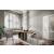 Twins Metal/Veneer Oval Dining Table