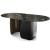 Twins Metal/Ceramic Oval Dining Table