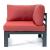 Chelsea 7-Piece Patio Polyester Set w/Fire Pit Table