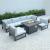 Chelsea 7-Piece Patio Polyester Set w/Fire Pit Table