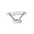 CT 313 Rotatable Round Glass Top Coffee Table