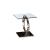 CT 658 Square Glass Top End Table