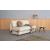 Cubed Deluxe Fabric Sofa Bed w/Aluminum Legs, Full Size