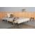 Cubed Deluxe Fabric Sofa Bed w/Aluminum Legs, Full Size