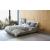 Cubed Deluxe Fabric Sofa Bed w/Chrome Legs, Full Size