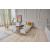 Cubed Deluxe Fabric Sofa Bed w/Dark Wood Legs
