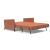 Cubed 02 Deluxe Fabric Sofa Bed w/Arms, Full Size