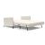 Cubed 02 Deluxe Fabric Sofa Bed w/Arms, Full Size