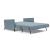 Cubed 02 Deluxe Fabric Sofa Bed w/Arms, Full Size