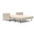 Cubed 02 Deluxe Fabric Sofa Bed w/Arms, Full Size