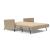 Cubed 02 Deluxe Fabric Sofa Bed w/Arms, Full Size