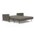 Cubed 02 Deluxe Fabric Sofa Bed w/Arms, Queen Size