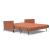 Cubed 02 Deluxe Fabric Sofa Bed w/Arms, Queen Size