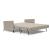 Cubed 02 Deluxe Fabric Sofa Bed w/Arms, Queen Size