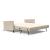 Cubed 02 Deluxe Fabric Sofa Bed w/Arms, Queen Size