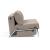 Cubed Deluxe Fabric Sofa Bed w/Aluminum Legs, Full Size