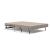 Cubed Deluxe Fabric Sofa Bed w/Aluminum Legs, Full Size