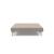 Cubed Deluxe Fabric Sofa Bed w/Aluminum Legs, Full Size