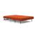 Cubed Deluxe Fabric Sofa Bed w/Aluminum Legs, Full Size