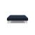Cubed Deluxe Fabric Sofa Bed w/Aluminum Legs, Full Size