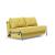 Cubed Deluxe Fabric Sofa Bed w/Aluminum Legs, Full Size