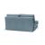 Cubed Deluxe Fabric Sofa Bed w/Aluminum Legs, Full Size