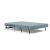 Cubed Deluxe Fabric Sofa Bed w/Aluminum Legs, Full Size