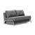 Cubed Deluxe Fabric Sofa Bed w/Aluminum Legs, Full Size