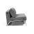 Cubed Deluxe Fabric Sofa Bed w/Aluminum Legs, Full Size