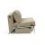 Cubed Deluxe Fabric Sofa Bed w/Aluminum Legs, Full Size