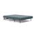 Cubed Deluxe Fabric Sofa Bed w/Aluminum Legs, Full Size