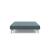 Cubed Deluxe Fabric Sofa Bed w/Aluminum Legs, Full Size