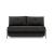 Cubed Deluxe Fabric Sofa Bed w/Aluminum Legs, Full Size