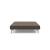 Cubed Deluxe Fabric Sofa Bed w/Aluminum Legs, Full Size