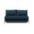 Cubed Deluxe Fabric Sofa Bed w/Aluminum Legs, Full Size