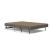 Cubed Deluxe Fabric Sofa Bed w/Aluminum Legs, Full Size