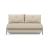 Cubed Deluxe Fabric Sofa Bed w/Aluminum Legs, Full Size