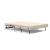 Cubed Deluxe Fabric Sofa Bed w/Aluminum Legs, Full Size