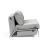 Cubed Deluxe Fabric Sofa Bed w/Aluminum Legs, Full Size