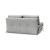 Cubed Deluxe Fabric Sofa Bed w/Aluminum Legs, Full Size
