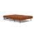 Cubed Deluxe Fabric Sofa Bed w/Aluminum Legs, Full Size