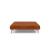 Cubed Deluxe Fabric Sofa Bed w/Aluminum Legs, Full Size