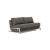 Cubed Deluxe Fabric Sofa Bed w/Chrome Legs, Queen Size