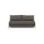 Cubed Deluxe Fabric Sofa Bed w/Chrome Legs, Queen Size
