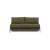 Cubed Deluxe Fabric Sofa Bed w/Chrome Legs, Queen Size