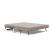 Cubed Deluxe Fabric Sofa Bed w/Chrome Legs, Queen Size