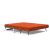 Cubed Deluxe Fabric Sofa Bed w/Chrome Legs, Queen Size