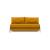 Cubed Deluxe Fabric Sofa Bed w/Chrome Legs, Queen Size