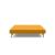 Cubed Deluxe Fabric Sofa Bed w/Chrome Legs, Queen Size